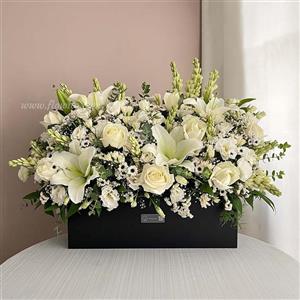 گل ترحیم لیلیوم و مریم کد 25 – گل فروشی آنلاین فلاویتو