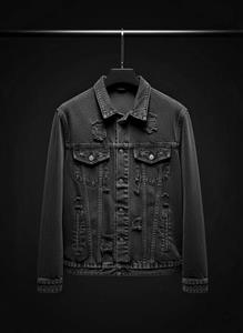 کت جین ذغالی زاپ کاستوم پاره | کپ لش باکسی اولد مانی | کیفیت گرید A