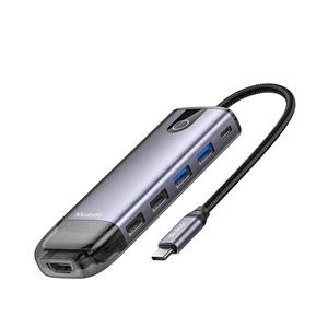 هاب 10 پورت USB-C مک دودو Macdodo 742 Gray