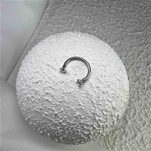 پیرسینگ نعلی دو سر نگین کد ۹۰۰