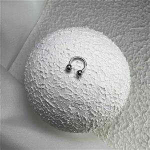 پیرسینگ نعلی دوسر گوی سایز 1 کد 905