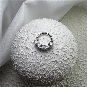 پیرسینگ دیث و سپتوم جواهری نگین دار کد 1158