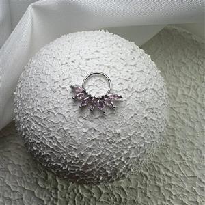 پیرسینگ دیث و سپتوم جواهری نگین دار کد 1149