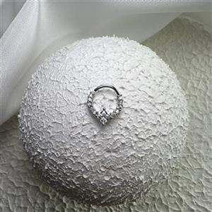 پیرسینگ دیث و سپتوم جواهری نگین دار کد 1154