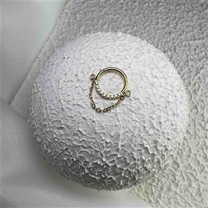 پیرسینگ حلقه ای زنجیر دار کد ۱۷۷