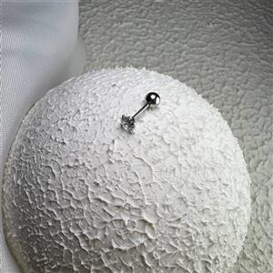 پیرسینگ گوش نگین دار سایز نگین4mm کد 1142