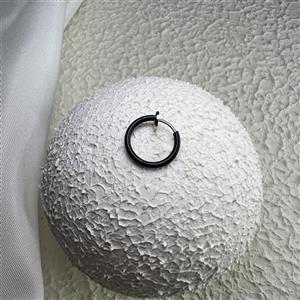پیرسینگ حلقه ای فنری مشکی کد 164 (10mm)