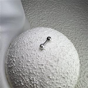 پیرسینگ گوش مرواریدی نگین 4mm کد 1161