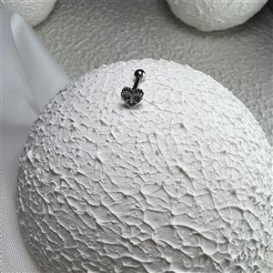 پیرسینگ گوش جواهری نقره ای  کد 135 