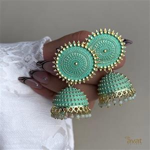 گوشواره هندی رنگی G53