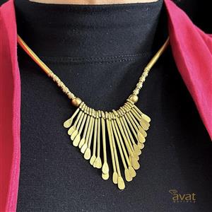 گردنبند سرخپوستی طلایی 