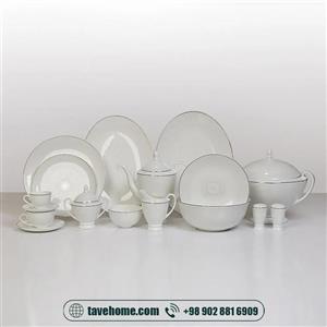 سرویس چینی 134 پارچه پُرسل کد 5166 PORCELLE (11100026)