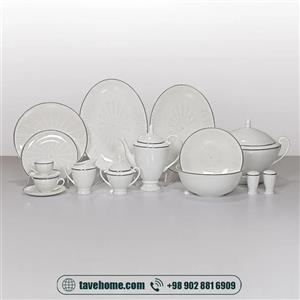 سرویس چینی 134پارچه پُرسل کد 5183 PORCELLE (11100026)