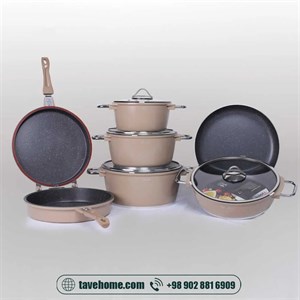 سرویس قابلمه 11 پارچه کی مولر مدل مونیخ  Kmullerr Munich 11pcs pot set (14100043)