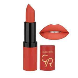 رژ لب جامد مات و مخملی گلدن رز Golden Rose مدل GR Velvet Matte Lipstick شماره 31
