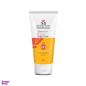 کرم ضد آفتاب رنگی مدیلن مدل G006 SPF60 حجم 50 میلی لیتر