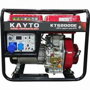 موتور برق 5/5 کیلووات کایتو دیزلی استارتی تکفاز KAYTO-6800CEW