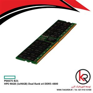 رم اچ پی مدل HPE 96GB (1x96GB) Dual Rank x4 DDR5-4800 | P66675-B21