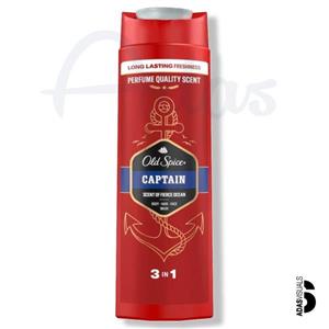 شامپو 3 در 1 Old Spice مدل CAPTAIN | رایحه‌ای دل‌انگیز از اقیانوس مواج
