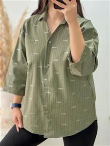 شومیز ینزی میو میو فری سایز 38 تا 48 قد 70