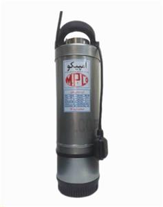 کفکش استیل امپیکو 33 متری 3 اینچ 3/6 اسب سه فاز دو جداره  MPCO-S.99.33-8 | پمپ کف کش مطیع پمپ آبدهی بالا  خروجی بالا تنه باریک 3 فاز