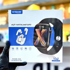 ساعت هوشمند ویسمی مدل WISME-X10 همراه با 10 بند و ایرپاد