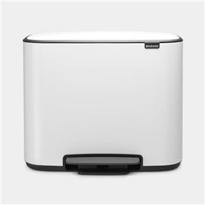 سطل زباله 11 23 لیتر پدالی سفید برابانتیا BRABANTIA