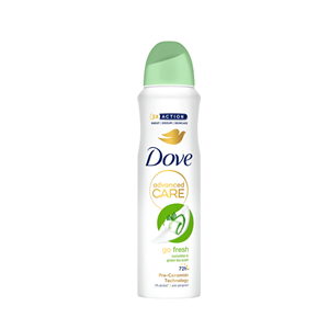 اسپری ضدتعریق زنانه داو مدل Go Fresh Cucumber 250ml رایحه خیار