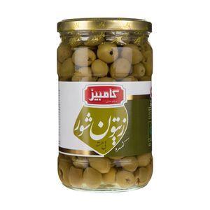 کنسرو زیتون بی هسته کامبیز مقدار 660 گرم