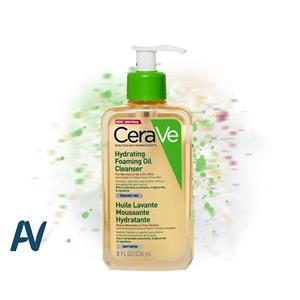 فوم شستشوی آبرسان روغنی سراوی CeraVe Hydrating  Foaming Oil Cleanser 473ml
