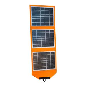 پنل خورشیدی تاشو 15 وات سی سی لامپ مدل CL-ZD0615