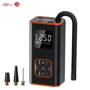 پمپ باد قابل حمل همراه با چراغ اضطراری مدل P-10pro