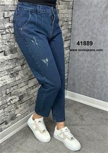 شلوار مام فیت تینت تیره41889