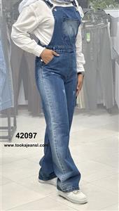 بیلرسوت جین زنانه بگ کنار سایه آبی تیره