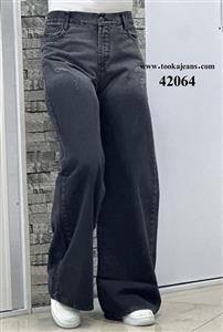 شلوار جین زنانه بگ ذغالی 42064