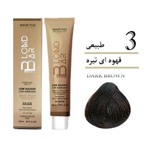 رنگ مو قهوه ای تیره بلوندبار Blond Bar شماره 3