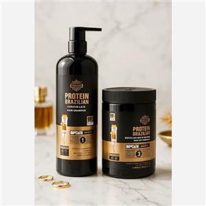 شامپو و ماسک کراتین برزیلی پروتئین برزیلی