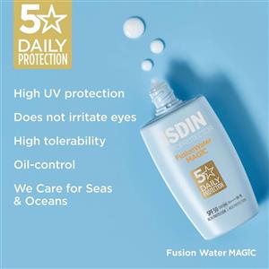 ضدآفتاب مجیک فیوژن واتر spf50 ضدآفتاب ایزدین