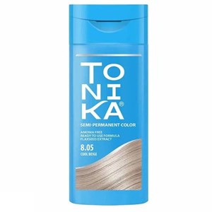 رنگساژ مو تونیکا (Tonika) شماره 8٫05 حجم 150 میلی لیتر رنگ بلوند یخی