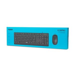 کیبورد و ماوس باسیم رپو مدل X130Pro
