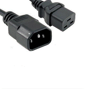 کابل برق بک تو بک (3x1.5 mm) بافو مدل C14-C19 به طول 1 متر