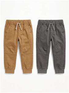 شلوار کتان کشی پسرانه مدل جاگر (خاکی و خاکستری) برند Cat&jack