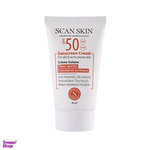 کرم ضد آفتاب اسکن اسکین (Scan Skin) با SPF50 مخصوص پوست چرب