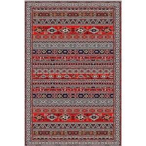 فرش ماشینی چاپی | فرشینه مخمل طرح سنتی لاکی h237 (پس کرایه)