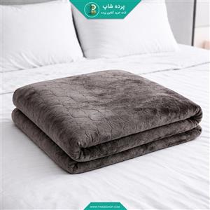 پتو دو نفره مسافرتی رنگ نوک مدادی سایز 200*220 سانتی متر