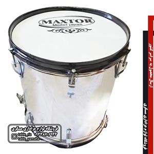 طبل ریز تام تام 40 استیل مکستور پوسته سفید