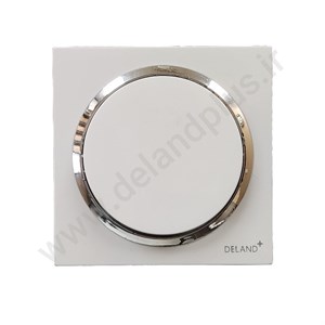 کلید تبدیل مدل آوا ساده سفید زه نقره ای (مکانیزم قاب زه نقره ای)