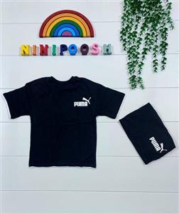 تیشرت تک مشکی طرح پوما سایز50،55،60،65