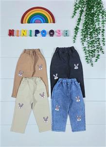 شلوار لی مام طرح خرگوش سایز50،60،70