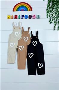 لباس بچگانه بیلر لی طرح قلب سایز30،35،40،45